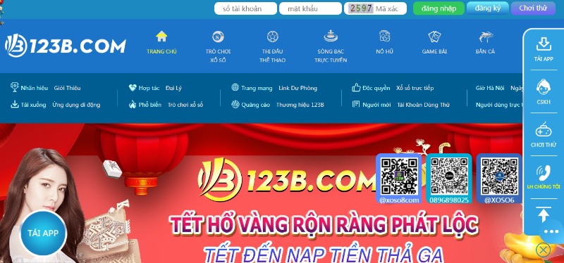 Nhà cái xanh chín 123B chính thức được thành lập vào năm 2012